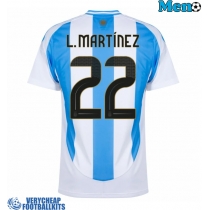 Argentina Lautaro Martinez #22 Replica Home Shirt Copa America 2024 Short Sleeve